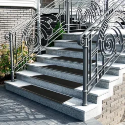 Floordirekt Tapis d'escalier en caoutchouc Antidérapant Santiago 25 x 65 cm- Accessoire D'Escalier