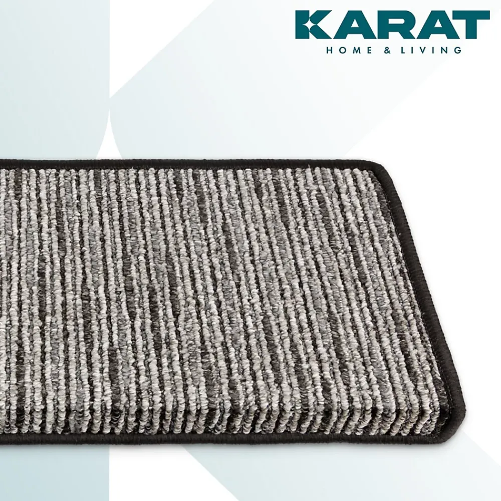 Floordirekt Accessoire D'Escalier<Tapis d'escalier Geneva Anthracite 23,5 X 65 cm Rectangulaire