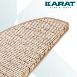 Floordirekt Accessoire D'Escalier<Tapis d'escalier Geneva Beige 23,5 X 65 cm Demi-rond