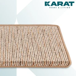 Floordirekt Tapis d'escalier Geneva Beige 23,5 X 65 cm Rectangulaire- Accessoire D'Escalier