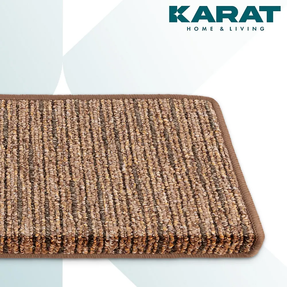 Floordirekt Accessoire D'Escalier<Tapis d'escalier Geneva Marron clair 23,5 X 65 cm Rectangulaire
