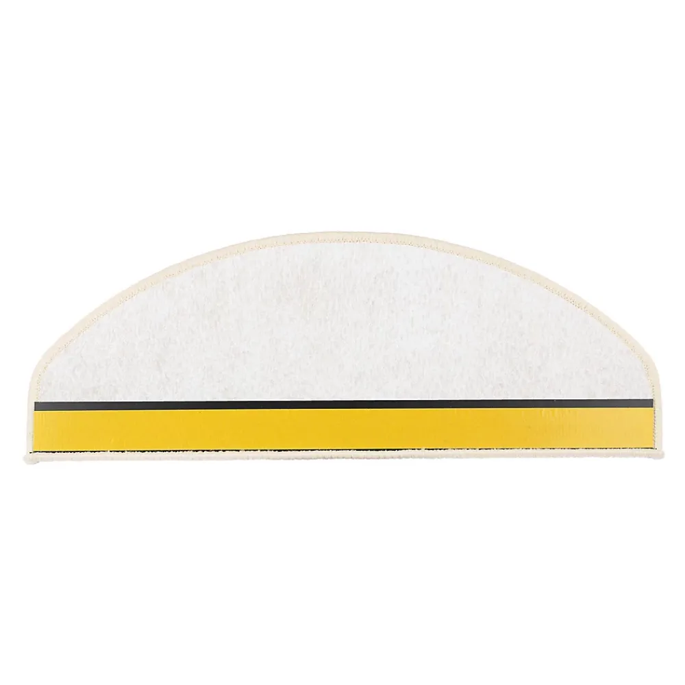 Floordirekt Accessoire D'Escalier<Tapis d'escalier Kalkutta Beige Demi-circulaire 23,5 x 65 cm