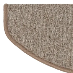Floordirekt Accessoire D'Escalier<Tapis d'escalier London Beige 23,5 x 65 cm Demi-circulaire