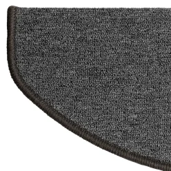 Floordirekt Accessoire D'Escalier<Tapis d'escalier London Gris foncé 23,5 x 65 cm Demi-circulaire