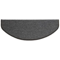 Floordirekt Accessoire D'Escalier<Tapis d'escalier London Gris foncé 23,5 x 65 cm Demi-circulaire
