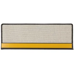 Floordirekt Tapis d'escalier London Gris foncé 23,5 x 65 cm Rectangulaire- Accessoire D'Escalier