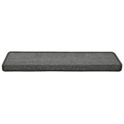 Floordirekt Tapis d'escalier London Gris foncé 23,5 x 65 cm Rectangulaire- Accessoire D'Escalier