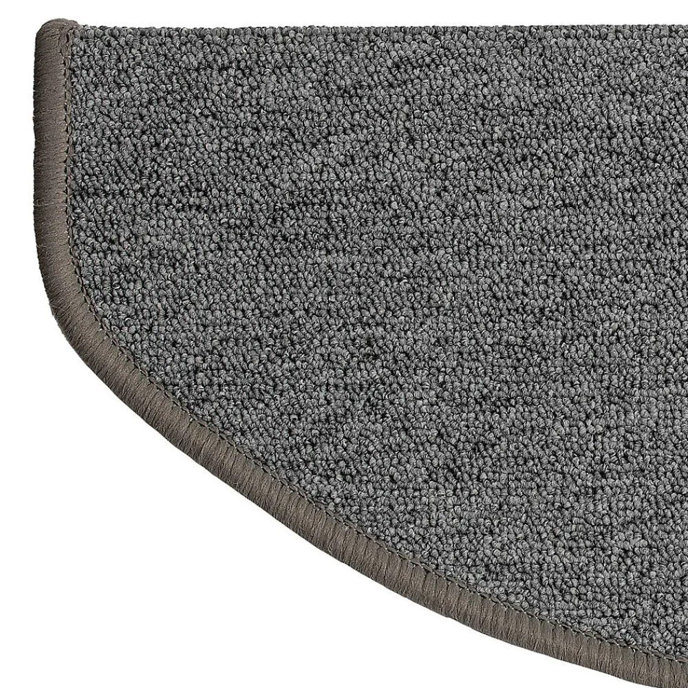 Floordirekt Accessoire D'Escalier<Tapis d'escalier London Gris clair 23,5 x 65 cm Demi-circulaire