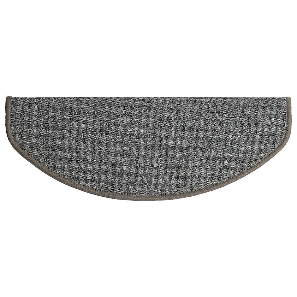 Floordirekt Accessoire D'Escalier<Tapis d'escalier London Gris clair 23,5 x 65 cm Demi-circulaire