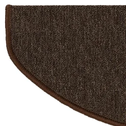 Floordirekt Accessoire D'Escalier<Tapis d'escalier London Marron foncé 23,5 x 65 cm Demi-circulaire