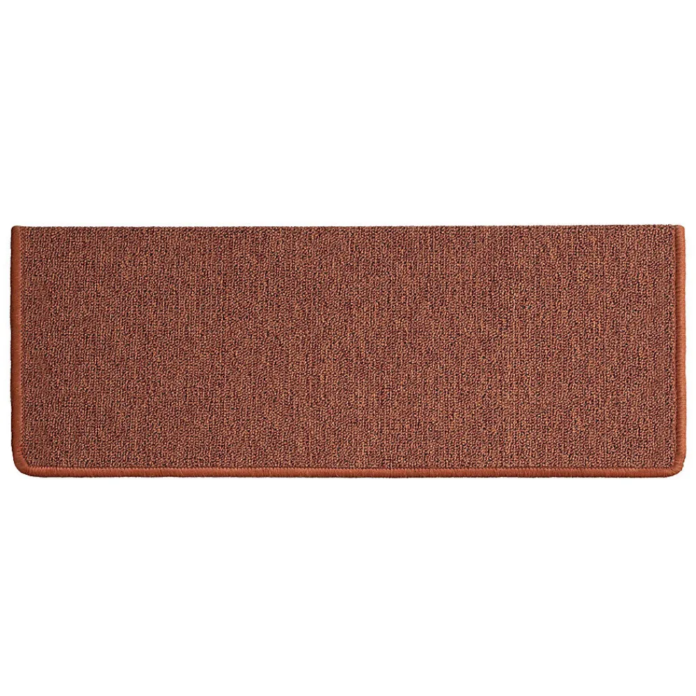 Floordirekt Tapis d'escalier London Terre 38 23,5 x 65 cm Rectangulaire- Accessoire D'Escalier