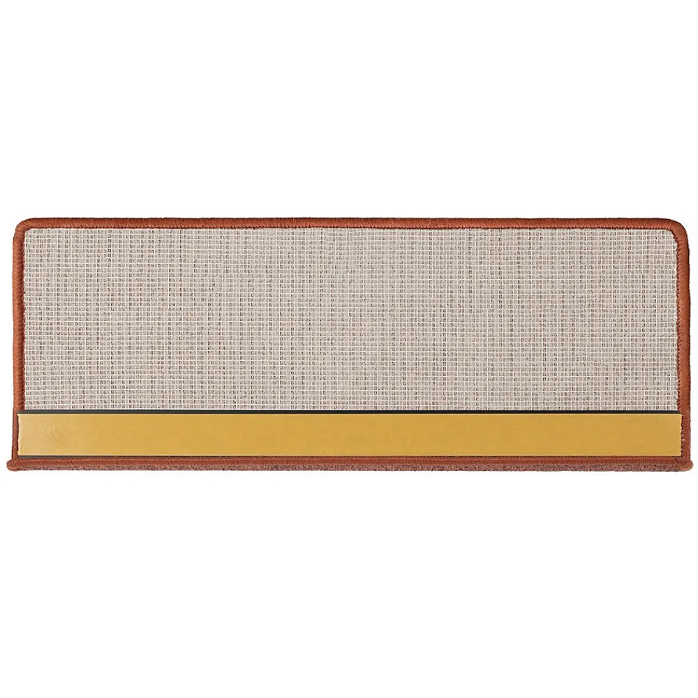 Floordirekt Tapis d'escalier London Terre 38 23,5 x 65 cm Rectangulaire- Accessoire D'Escalier