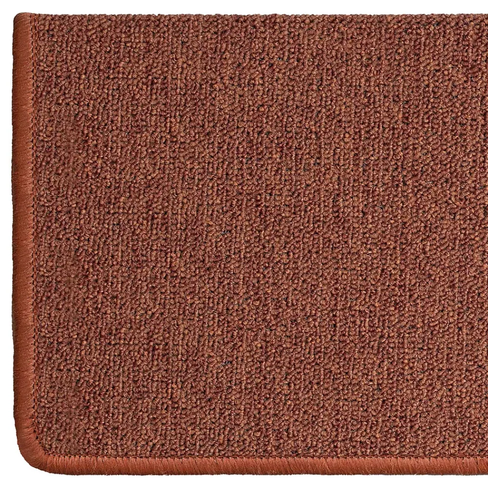 Floordirekt Tapis d'escalier London Terre 38 23,5 x 65 cm Rectangulaire- Accessoire D'Escalier