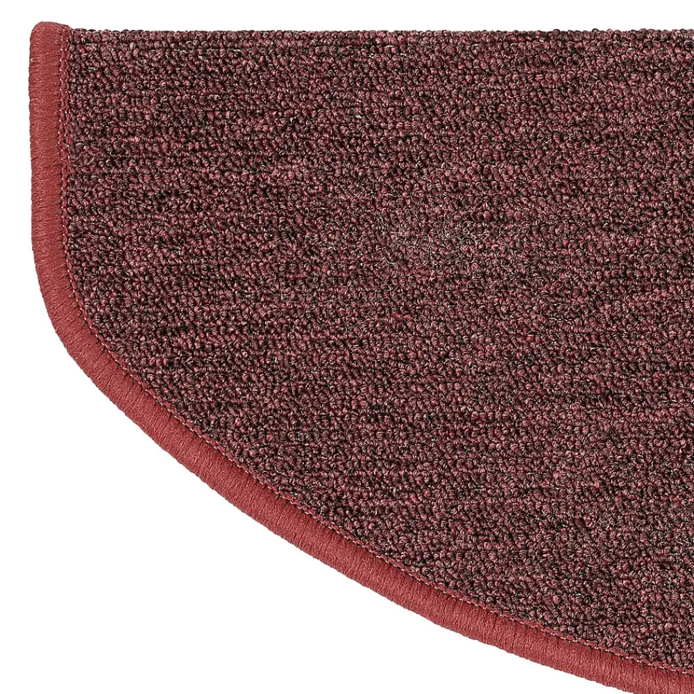 Floordirekt Accessoire D'Escalier<Tapis d'escalier London Vin rouge 23,5 x 65 cm Demi-circulaire