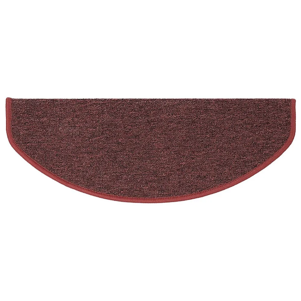 Floordirekt Accessoire D'Escalier<Tapis d'escalier London Vin rouge 23,5 x 65 cm Demi-circulaire