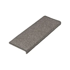 Floordirekt Tapis d'escalier Ponto Gris Rectangulaire 23,5 x 65 cm -- Accessoire D'Escalier