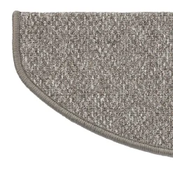 Floordirekt Accessoire D'Escalier<Tapis d'escalier Ponto Gris Demi-circulaire 23,5 x 65 cm -