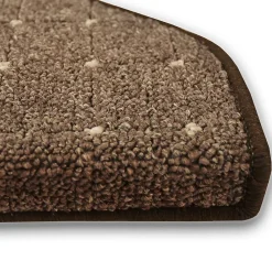 Floordirekt Tapis d'escalier Rapido Marron Demi-circulaire -- Accessoire D'Escalier