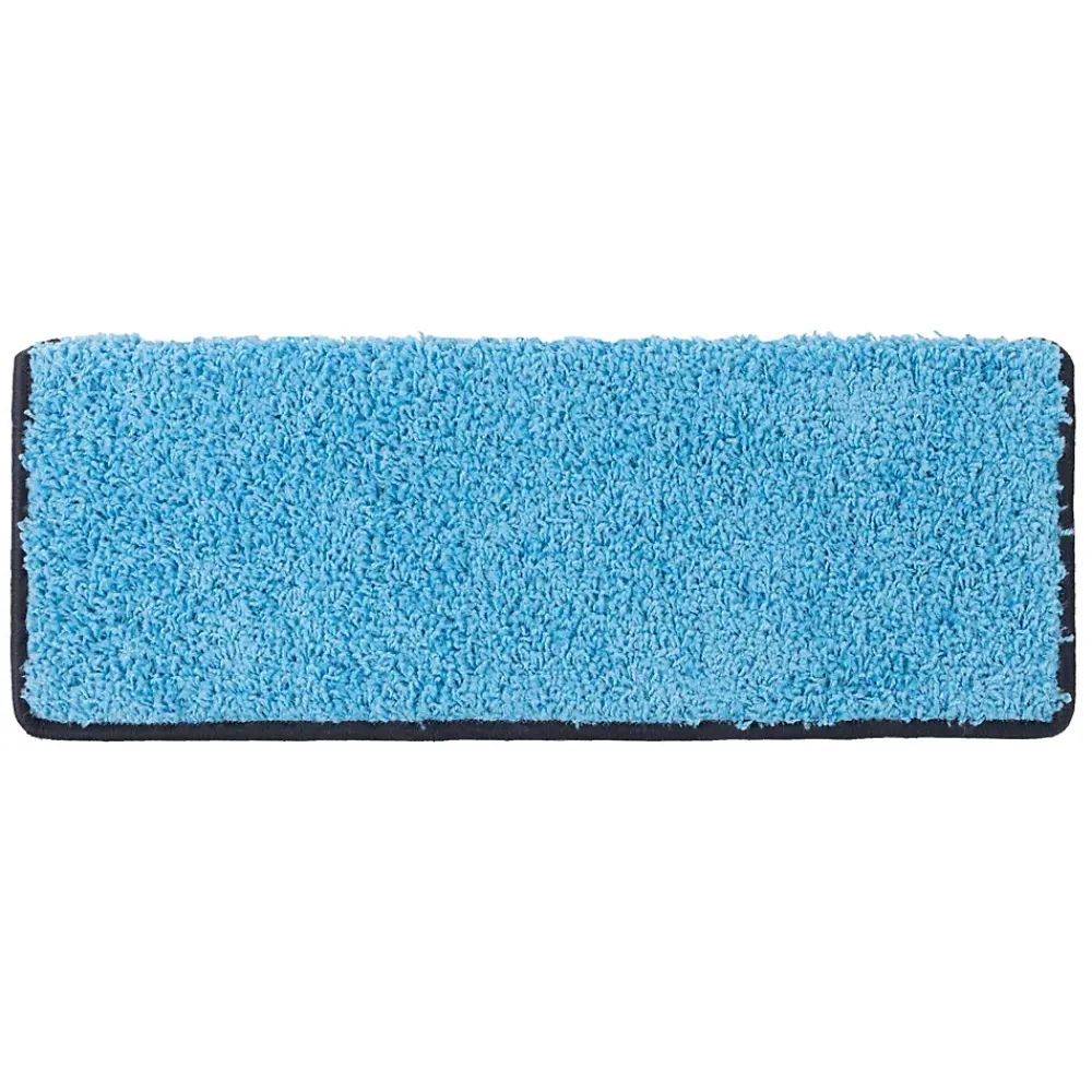 Floordirekt Accessoire D'Escalier<Tapis d'escalier Shaggy Barcelona Bleu clair Rectangulaire 23,5 x 65 cm