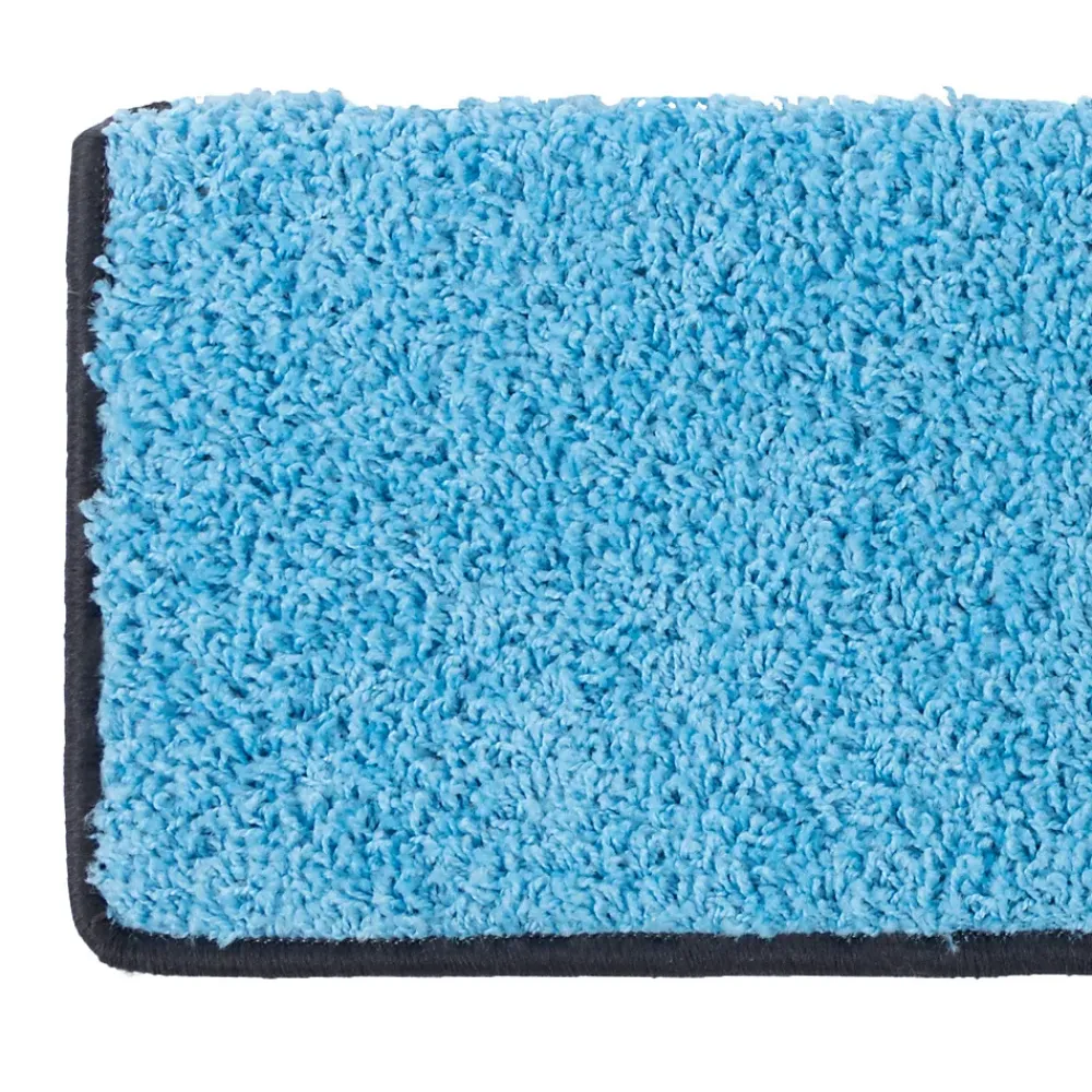 Floordirekt Accessoire D'Escalier<Tapis d'escalier Shaggy Barcelona Bleu clair Rectangulaire 23,5 x 65 cm
