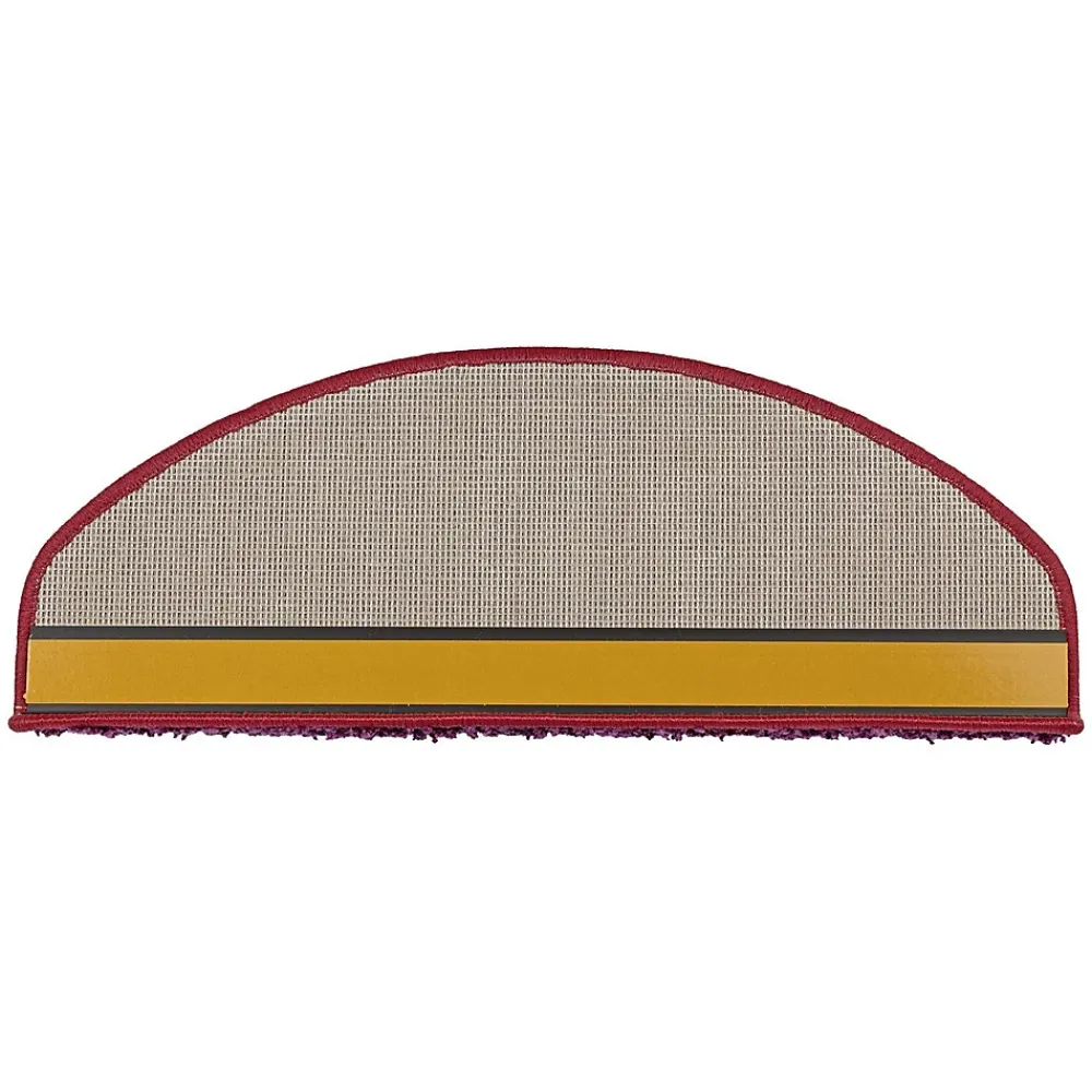 Floordirekt Accessoire D'Escalier<Tapis d'escalier Shaggy Sphinx Demi-circulaire 23,5 x 65 cm Violet -