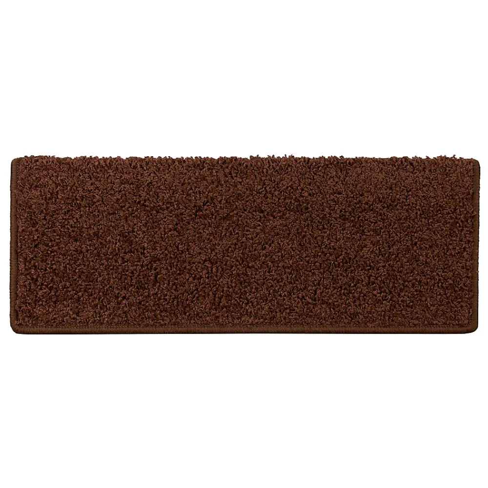 Floordirekt Accessoire D'Escalier<Tapis d'escalier Shaggy Sphinx Rectangulaire 23,5 x 65 cm Marron -