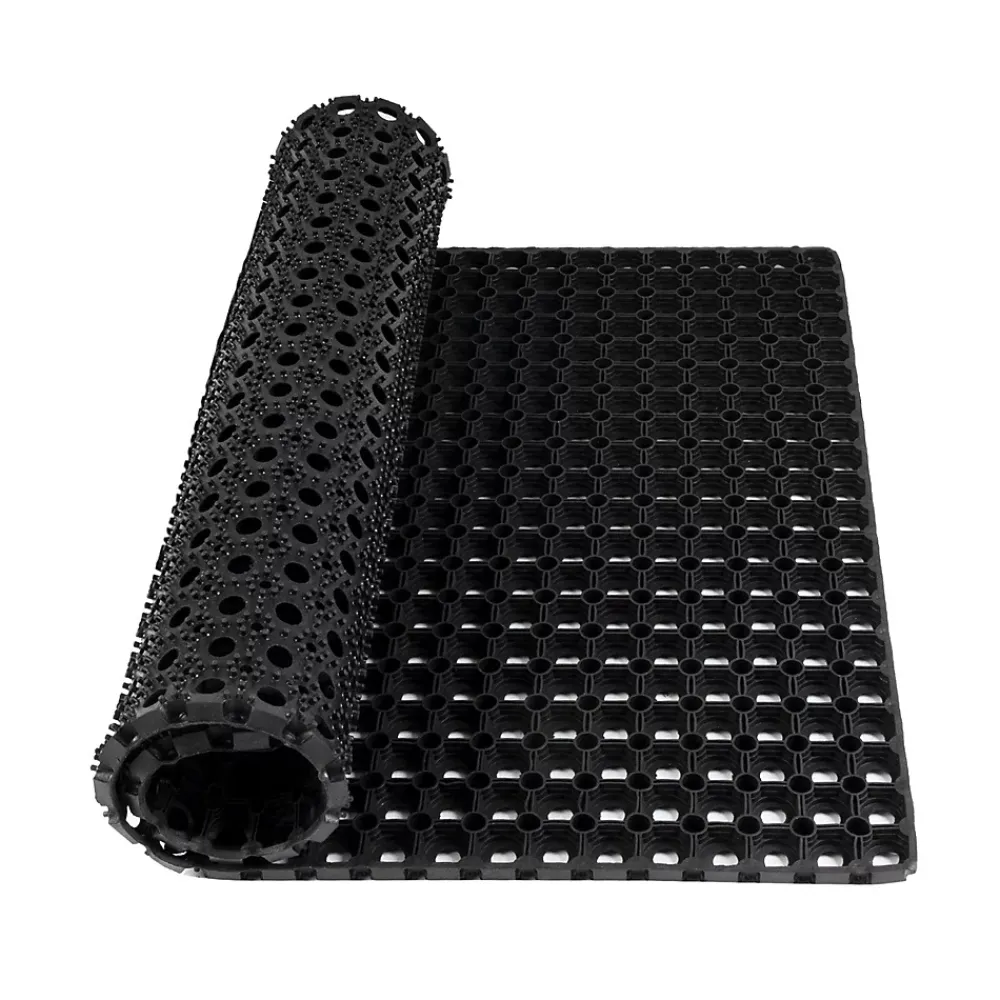 Floordirekt Tapis en caoutchouc avec anneaux Octo Door 23 mm 60 x 80 cm- Dalle Et Lame Pvc