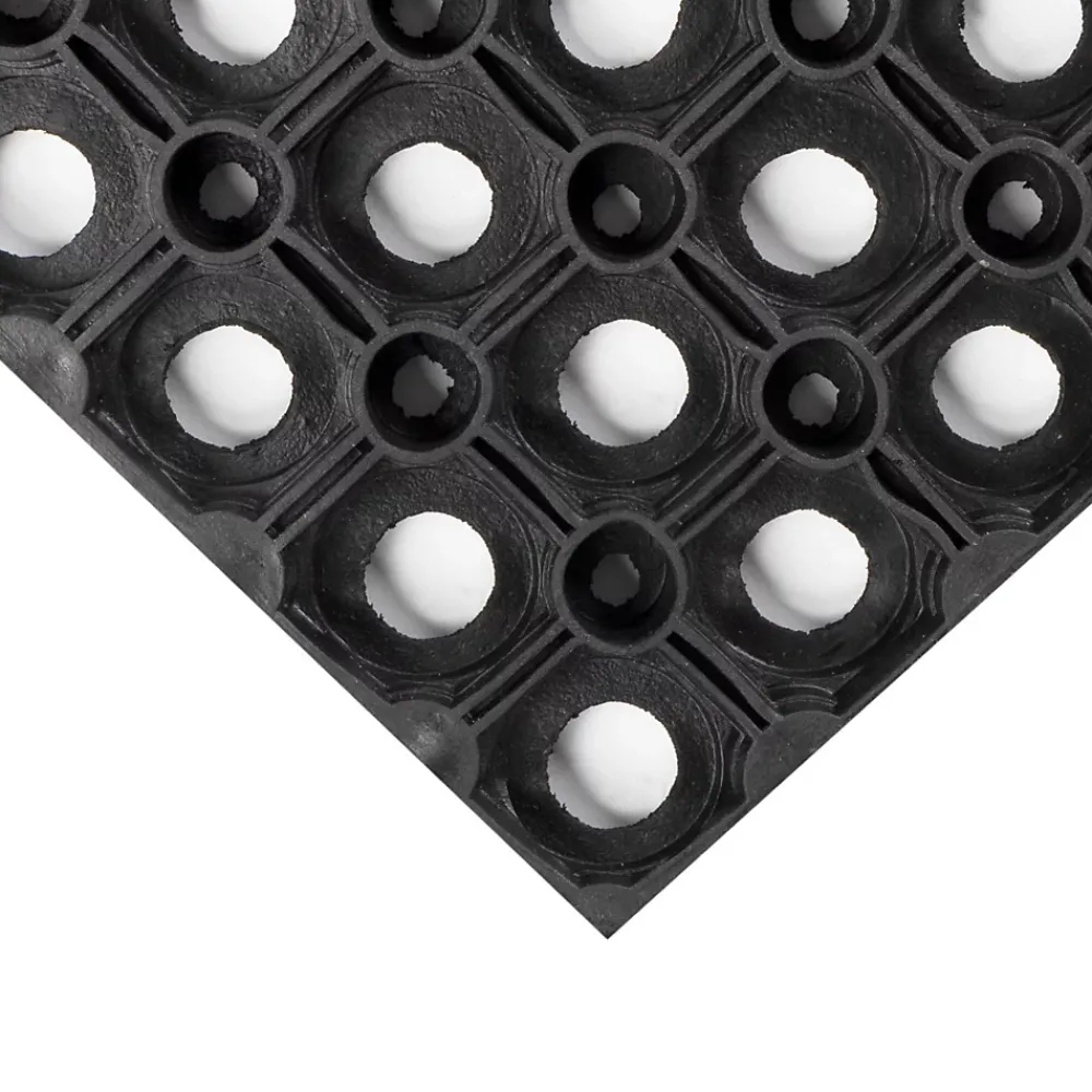 Floordirekt Tapis en caoutchouc avec anneaux Octo Door 23 mm 60 x 80 cm- Dalle Et Lame Pvc