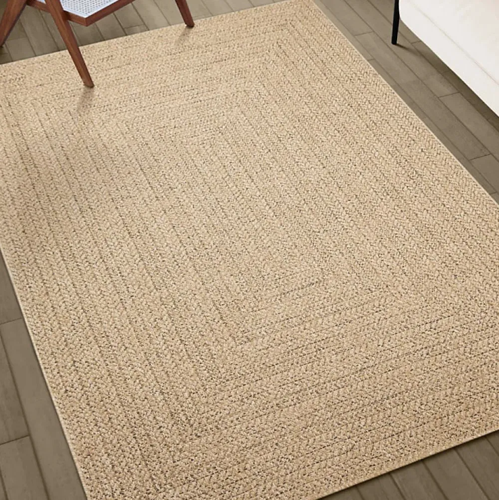 Vidaxl Tapis ZIZUR 200x200 cm aspect de jute intérieur et extérieur- Moquette|Moquette