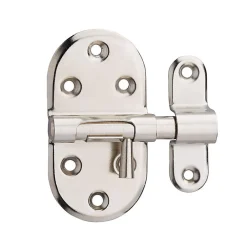 Thirard Accesoire Pour Volet<Targette - - Acier nickelé - Pêne rond coulissant - l 40 mm