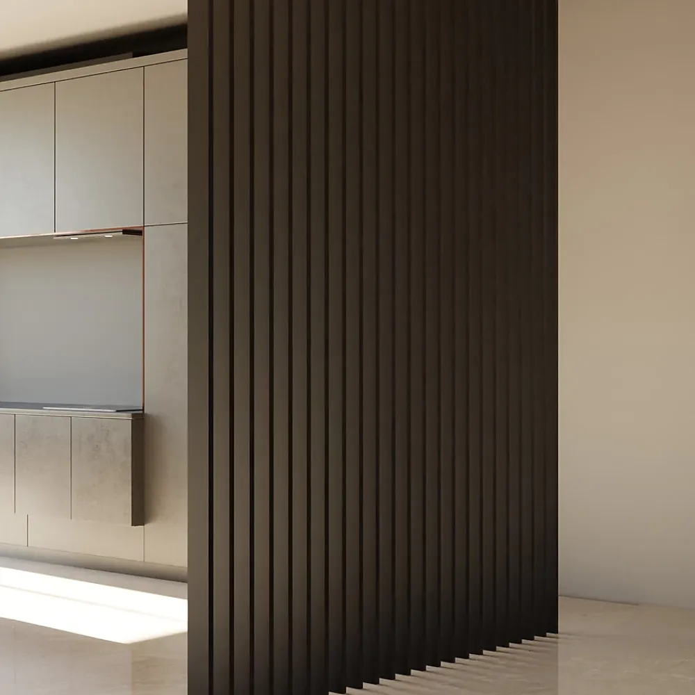Tasseau Bois<Tasseau aluminium noir 9 x 280 cm, ép.2,2 cm