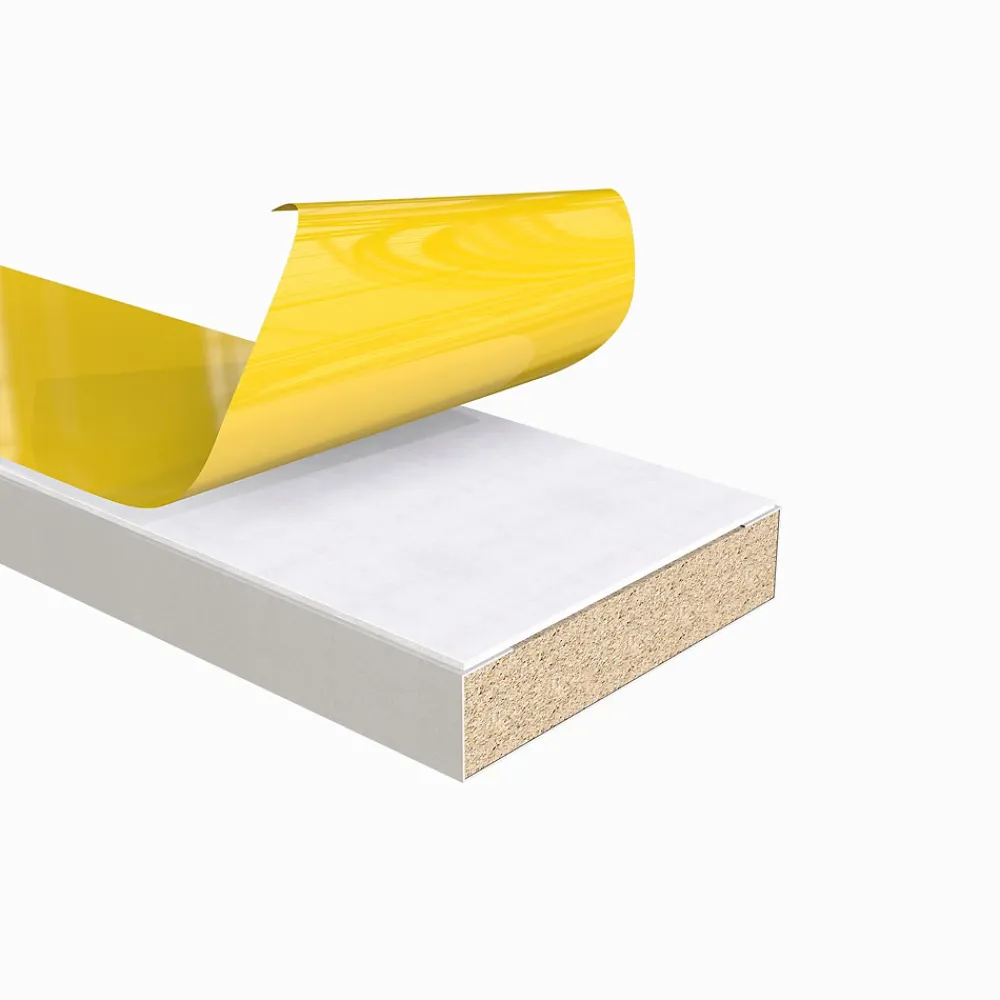 Tasseau décoratif adhésif MDF blanc à peindre 34,5 x 280cm, ép. 11mm (vendu par lot de 4)- Tasseau Bois|Tasseau Décoratif