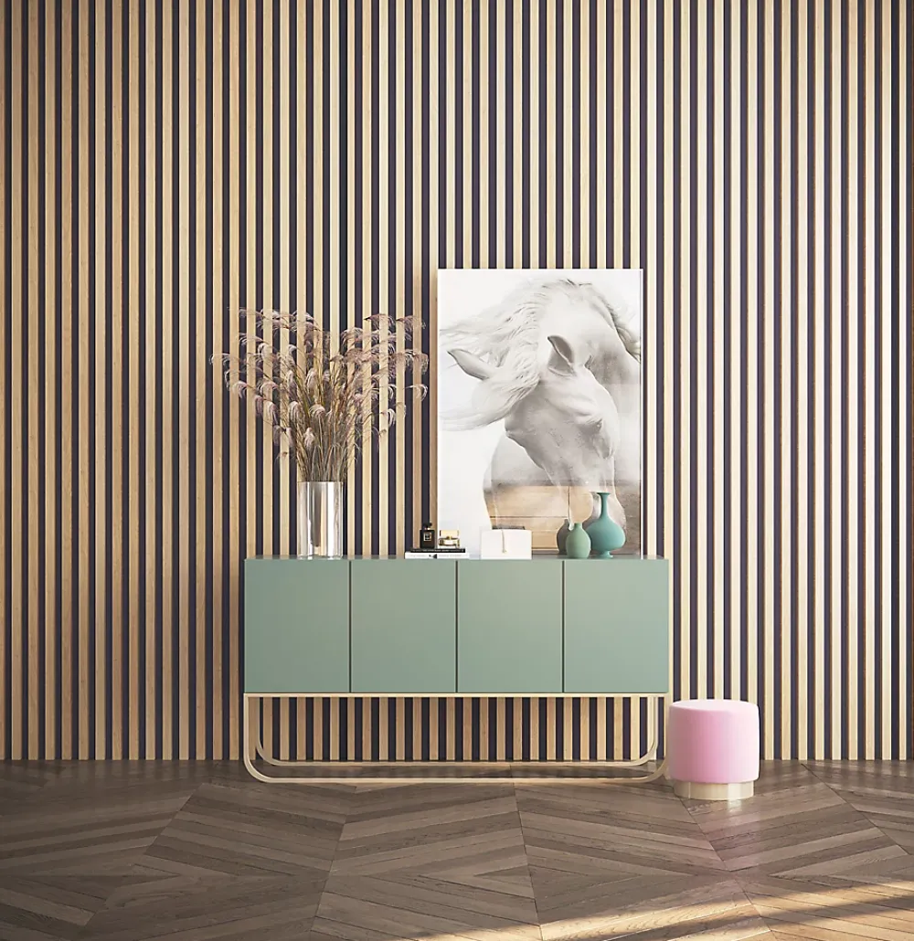 Tasseau décoratif imitation chêne Saragosse l.3 x L.280 cm vendu par 4 pièces- Tasseau Bois|Tasseau Décoratif