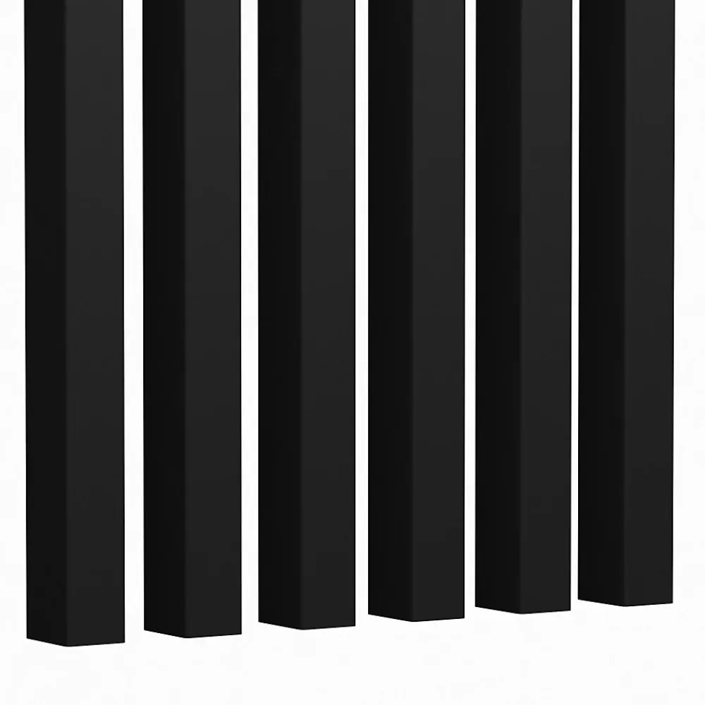 Tasseau Bois|Lambris Mural<Tasseau décoratif placage noir 3 x 280 cm vendu par 4 pièces
