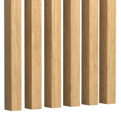 Tasseau Bois|Tasseau Décoratif<Tasseau décoratif placage papier imitation chêne Saragosse, 3 x 4 cm L.2,8 m (lot de 4)