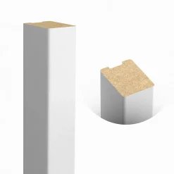 Tasseau Bois|Tasseau Décoratif<Tasseau décoratif placage blanc 3 x 280 cm vendu par 4 pièces