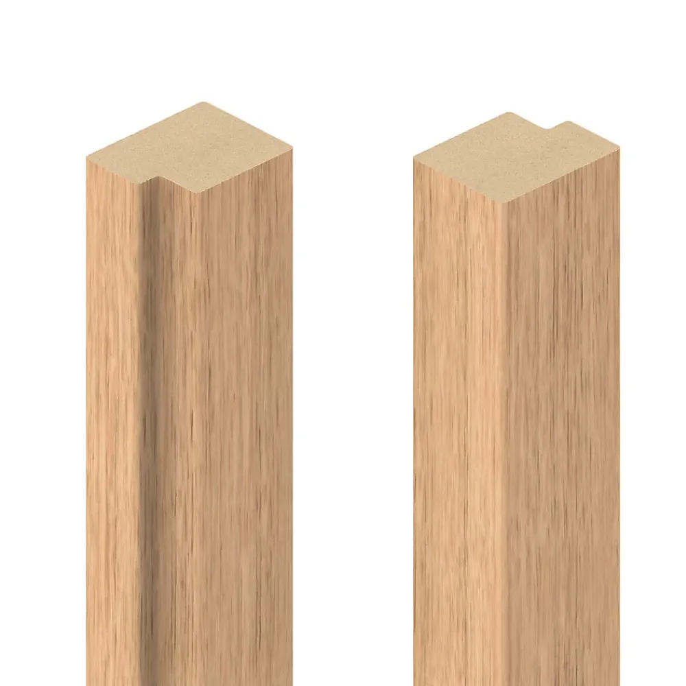 Foge Tasseau de finition en chêne pour panneau Saragossa 2800 x 28 x 22 mm- Tasseau Bois|Panneau Tasseau Bois