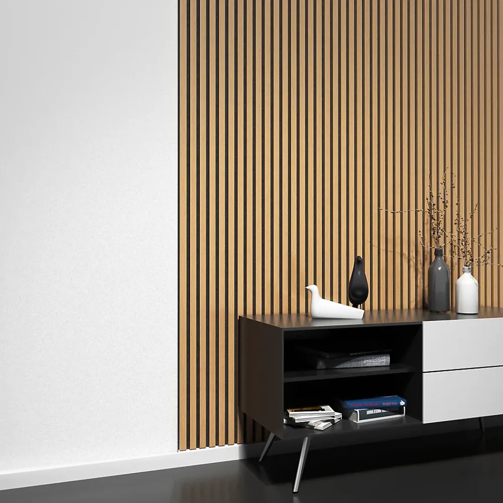 Foge Tasseau de finition en chêne pour panneau Saragossa 2800 x 28 x 22 mm- Tasseau Bois|Panneau Tasseau Bois