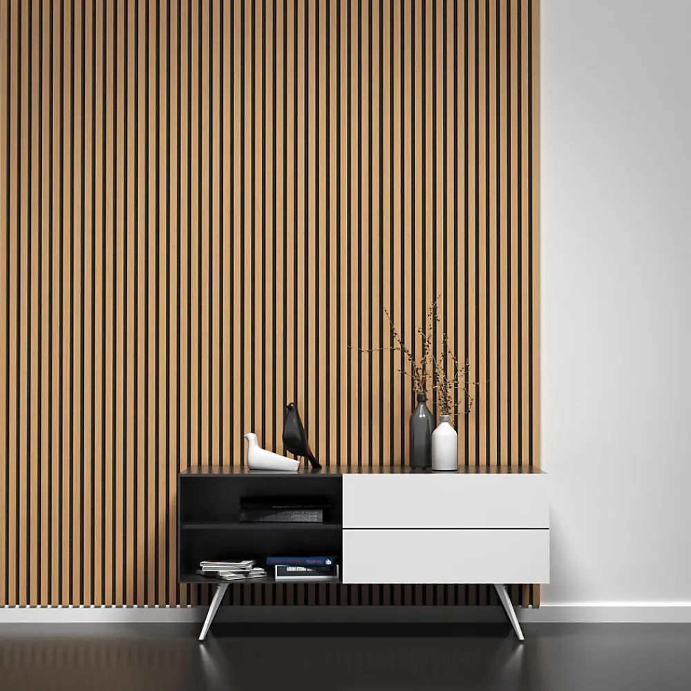 Foge Tasseau de finition en chêne pour panneau Saragossa 2800 x 28 x 22 mm- Tasseau Bois|Panneau Tasseau Bois