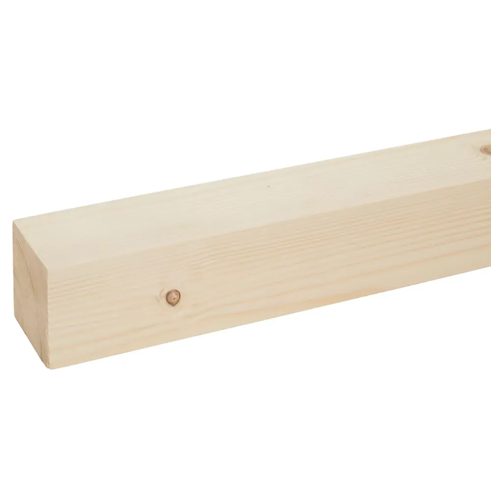 Tasseau raboté ép 69 mm x l 70 mm x L 2 400 mm - 3 paquets- Tasseau Bois