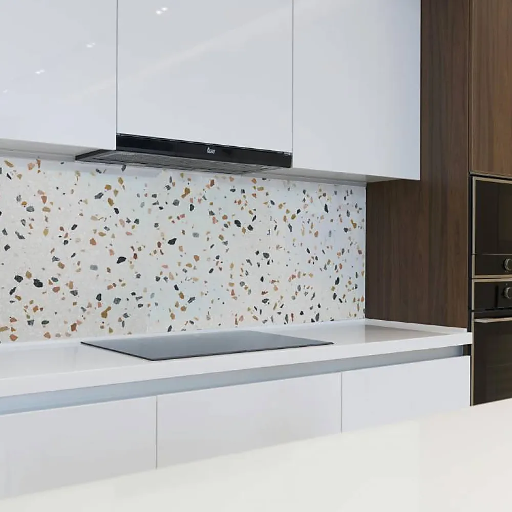 Decoon Terrazzo beige Miel - 60 x 60 cm- Carrelage Sol Effet Terrazzo