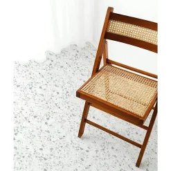 Decoon Carrelage Sol Effet Terrazzo<Terrazzo blanc Carrara - 60 x 60 cm