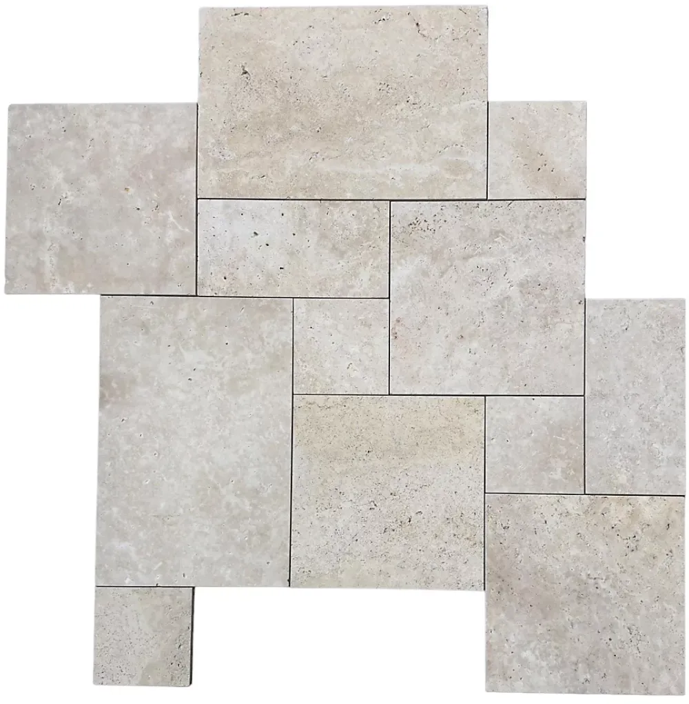 Albedo Pierre Travertin<Travertin OPUS 1er choix - Vendu par set - set de 0,74m2