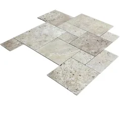 Albedo Pierre Travertin OPUS 2ième choix - Rustique - Vendu par set - set de 0,74m2- Travertin