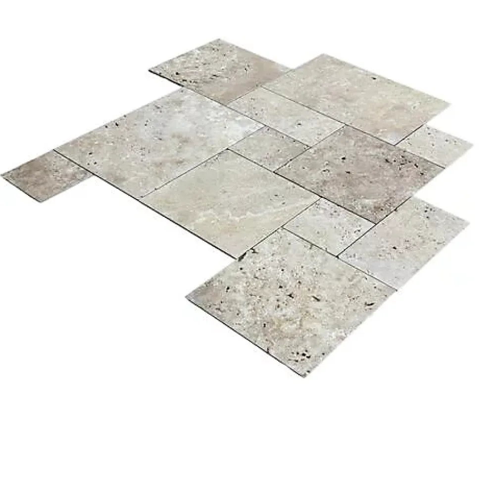 Albedo Pierre Travertin OPUS 2ième choix - Rustique - Vendu par set - set de 0,74m2- Travertin