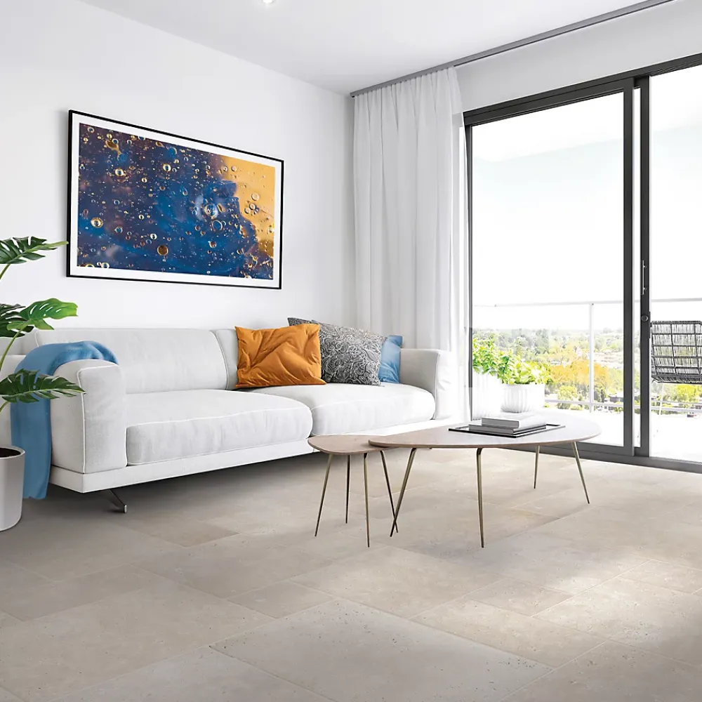 Travertin sol et mur intérieur multiformat, Travertino Light- Travertin