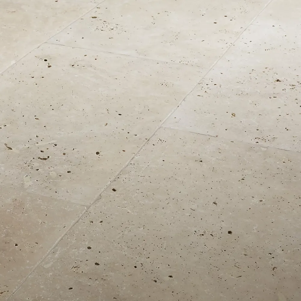 Casa Linéa Travertin<Travertin sol et mur intérieur beige L.61 x l.40,6 cm x ép.12 mm, Travertino
