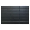 Lux Mosaic Carrelage Mural Pour Cuisine|Carrelage Mural Uni<Velvet Black Lisse Série Revêtement grès cérame premium 5x15 cm.