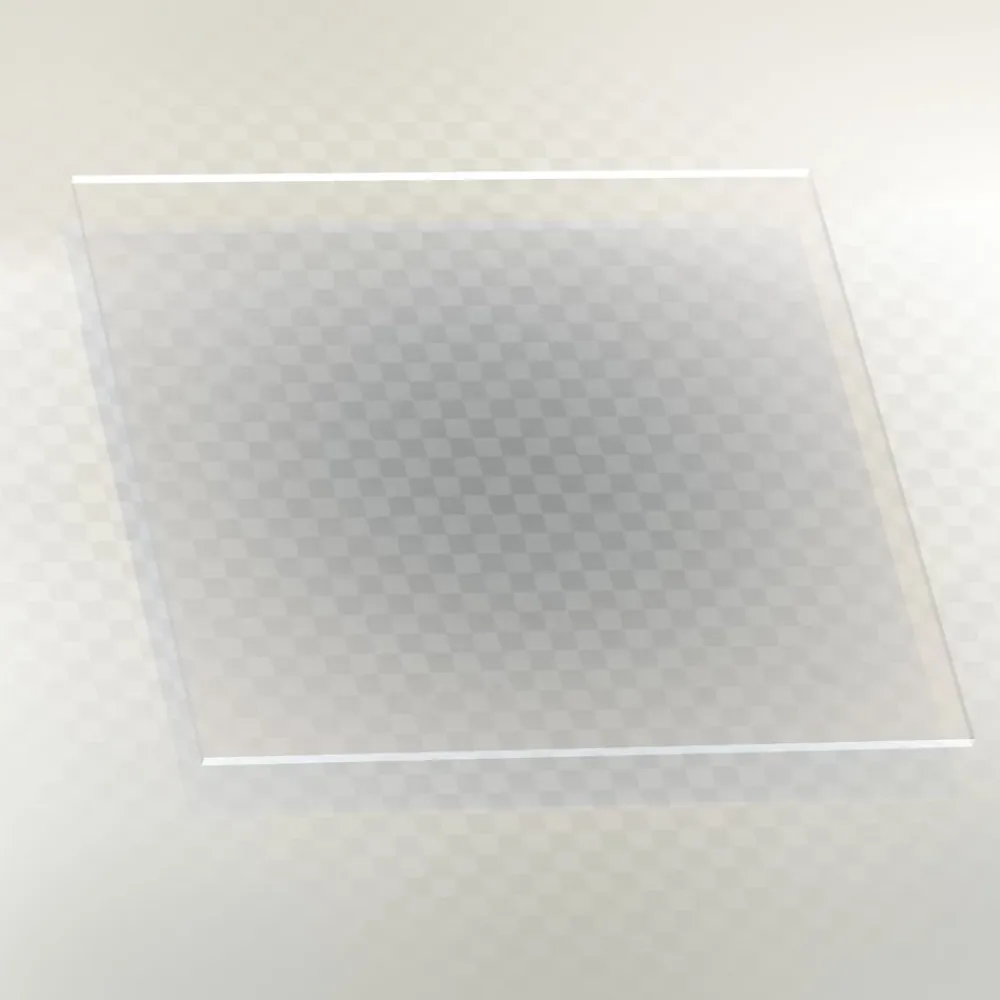 Strativer Distributi Verre synthétique cristal acrylique PMMA 100x100 cm, ép.3 mm- Verre Synthétique