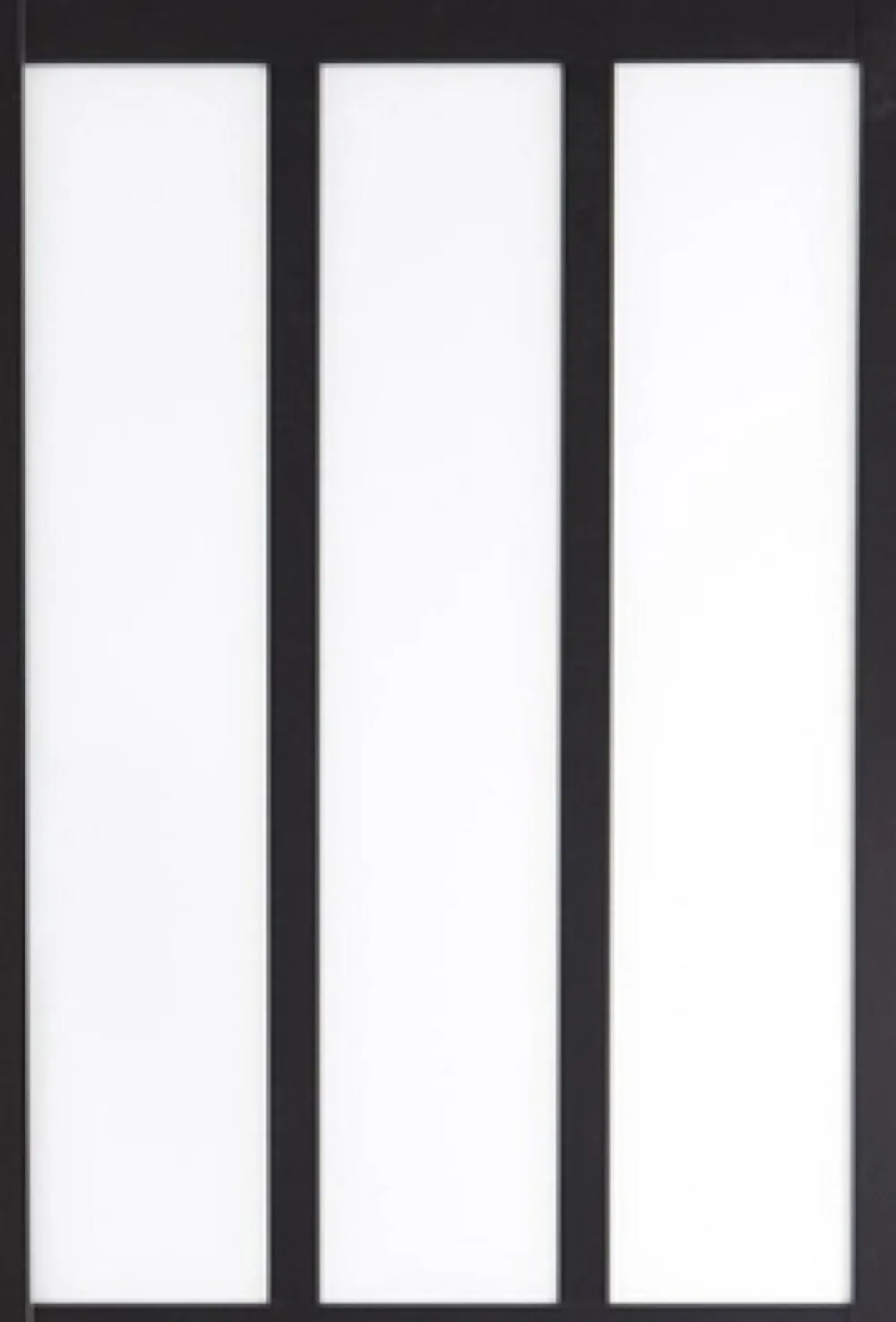 Gd Menuiseries Verrière<Verriere D'atelier Bois Mdf Noir 3 Vitrages Clairs H1080 Mm X L1123mm